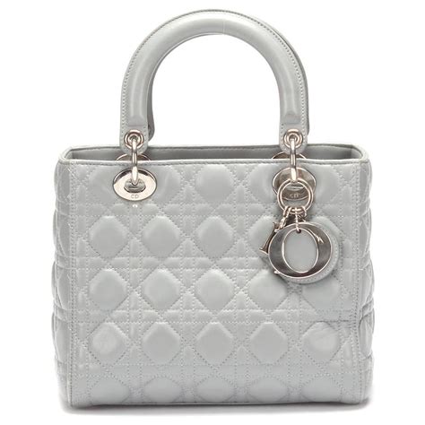 my lady dior grey|grey dior purse.